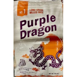 Rice Long Grain-Purple Dragon-50LB/Bag