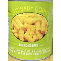 Baby Corn Cuts (Elephant King)-6x105.8oz/Case