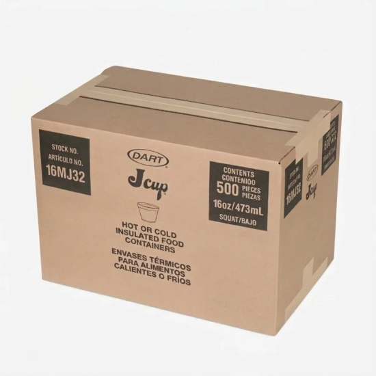 FOAM CONTAINER (16MJ32) 16oz 500CT