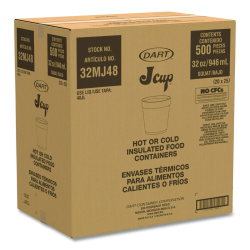 FOAM CONTAINER (32MJ48) 32oz 500CT