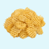FRIES WAFFLE CUT 6x4.5 LB