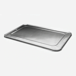 ALUMINUM LID HALF SIZE 100 CT
