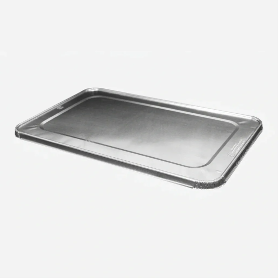 ALUMINUM LID HALF SIZE 100 CT