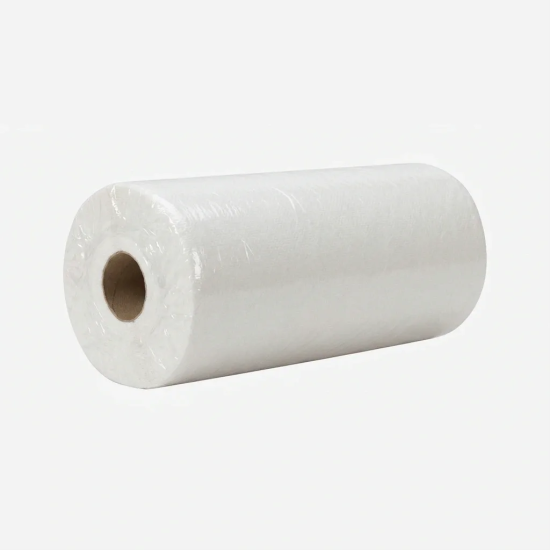 8' WHITE ROLL TOWEL 6/800