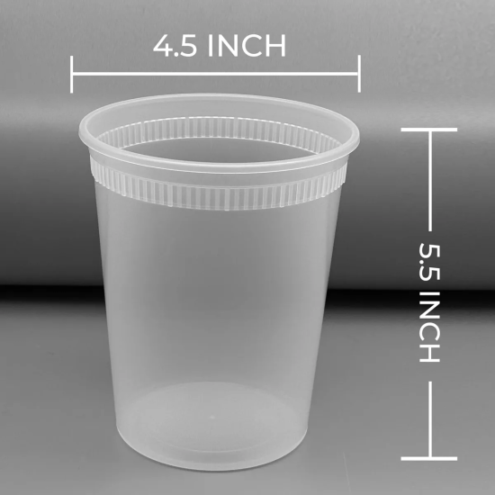 DELI CONTAINER 32 OZ COMBO 240 SETS