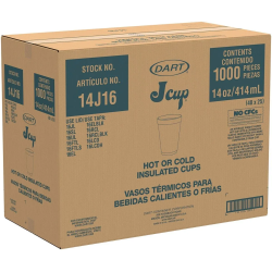FOAM CUP 14 OZ (14J16) 1000CT