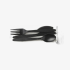 HEAVY BLACK CUTLERY KIT 250 CT