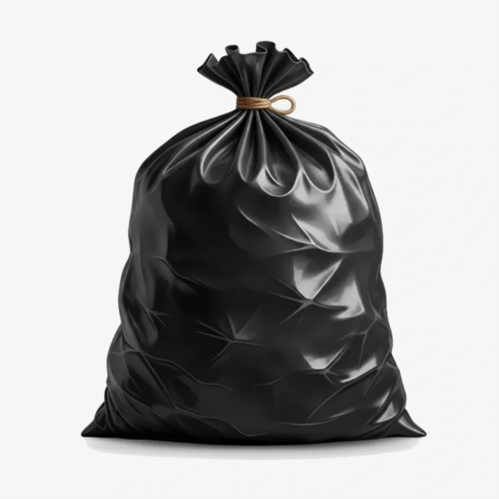 HEAVY BLACK TRASH BAGS 35 GAL 100