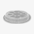 PLASTIC LID DOME 9" 500 CT