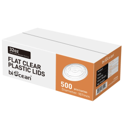 LID PET CLEAR 32 OZ 500CT