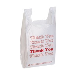 Thank You Plastic T-Shirt Bags 1/6 1000CT