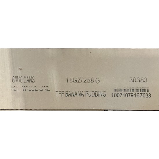 Banana Pudding - 6 Cans/Case