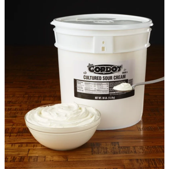GORDO'S SOUR CREAM 30 LBS