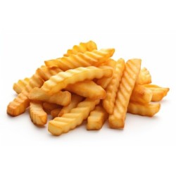 French Fries Crinkle Cut) - 1/2in - 30LB/Case