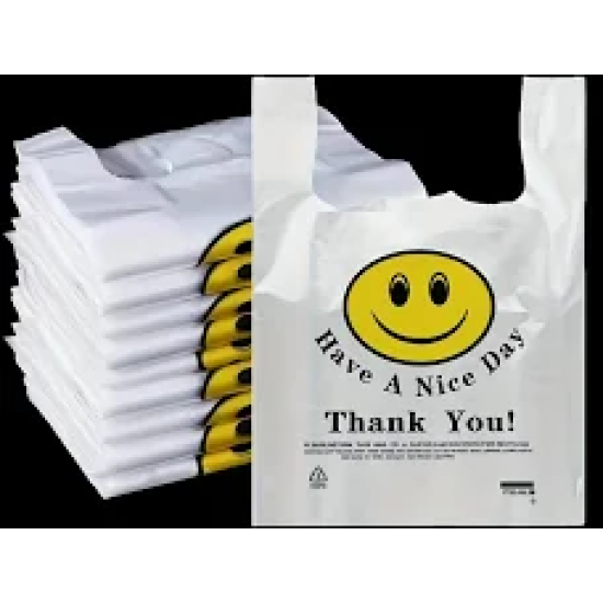 T-Shirt Plastic Bags (1/8)/Box