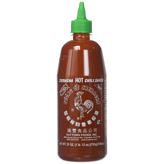 Hot Chili Sauce (Sriracha)-12x28oz/Case
