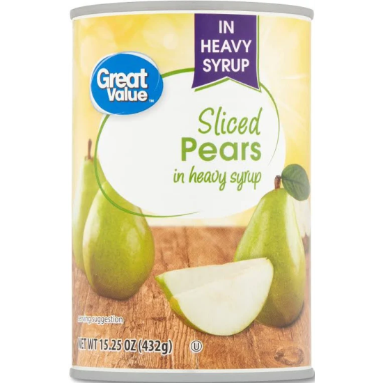 Sliced Pears (Fi Hood)-6Cans/Case