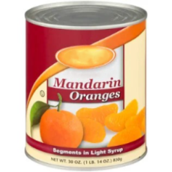 Whole Mandarin Oranges (Fi Hood)-6x106oz/Case
