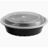 Round Mic. Container/23oz/Black (WY)-150/Case