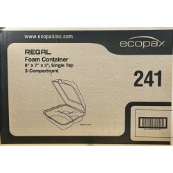 241 3-Compartment Container-200/Case