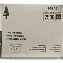 4oz Souffle Cups (Portion) - 2500/Case