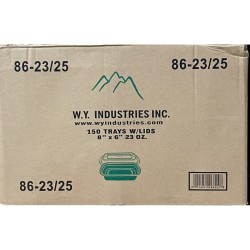 Container with Lid 86-23/25/23oz (White)-150/Case