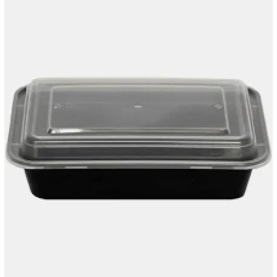 Container with Lid 86-23/25/23oz (Black)-150/Case