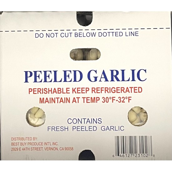 Garlic Peeled - 4x5LB/Case