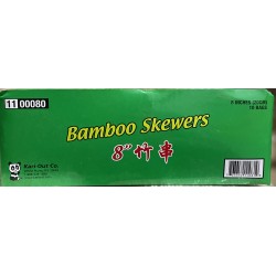 Bamboo Skewer 8" - 10 Bags/Box
