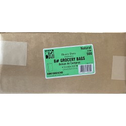 Brown Bags (8#) - 500/Pack