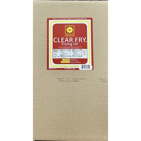Clear Fry Oil (Sunflower)-35LB/Bucket