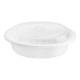 Round Mic. Container/23oz (White) (WY)-150/Case